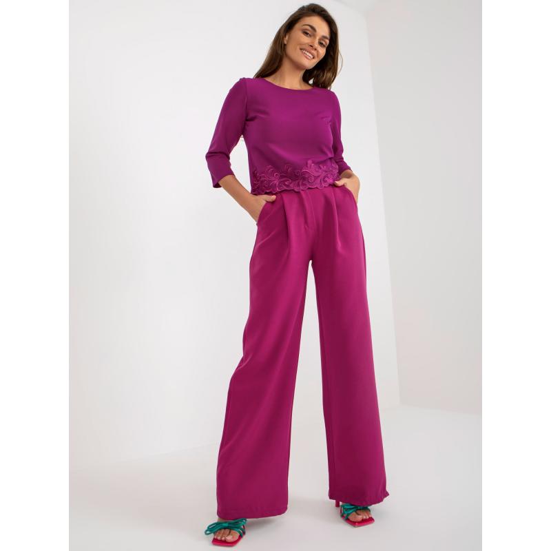 Dámská halenka s 3/4 rukávy IMMA fialová