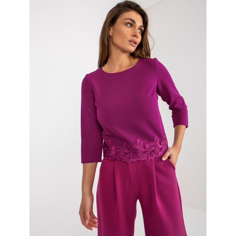 Dámská halenka s 3/4 rukávy IMMA fialová