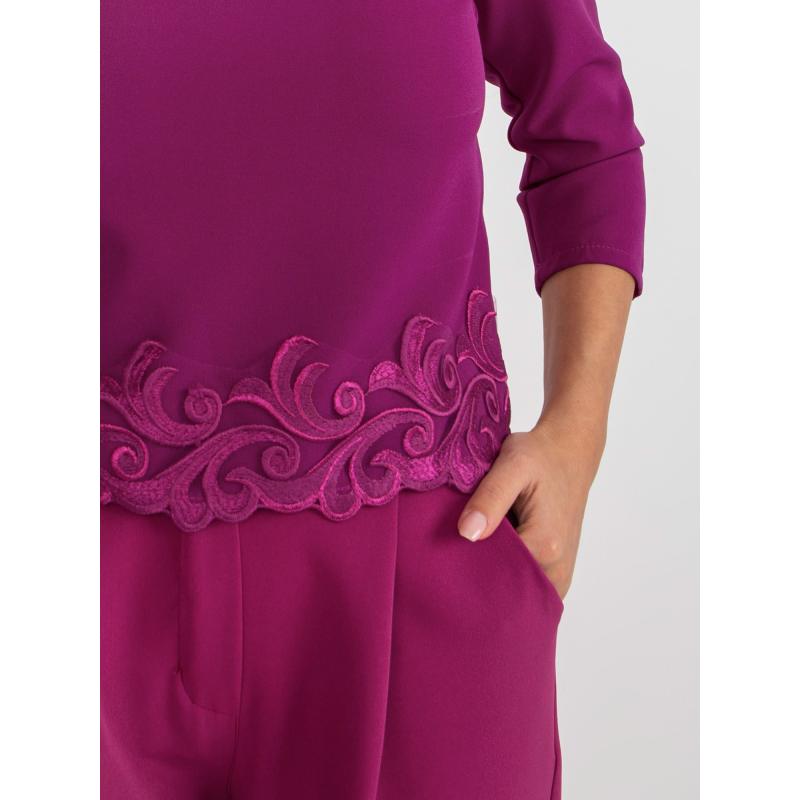 Dámská halenka s 3/4 rukávy IMMA fialová