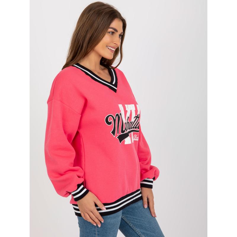 Dámská mikina s potiskem MARTA korálová 