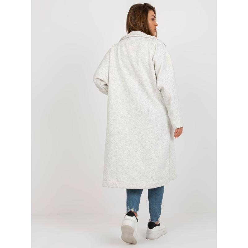 Dámský kabát KETA světle šedý