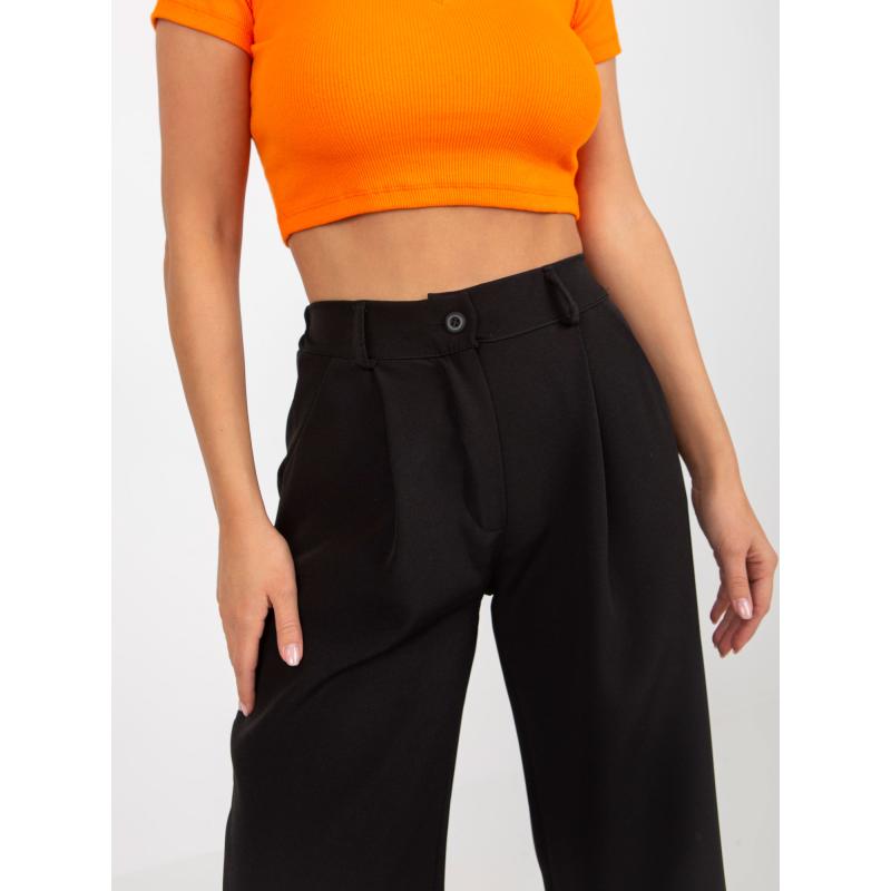 Dámské kalhoty s kapsami WIDA černé 