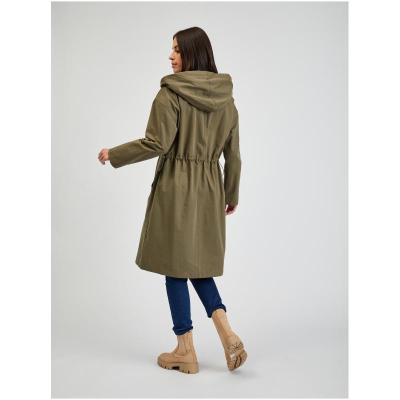 Khaki dámská parka