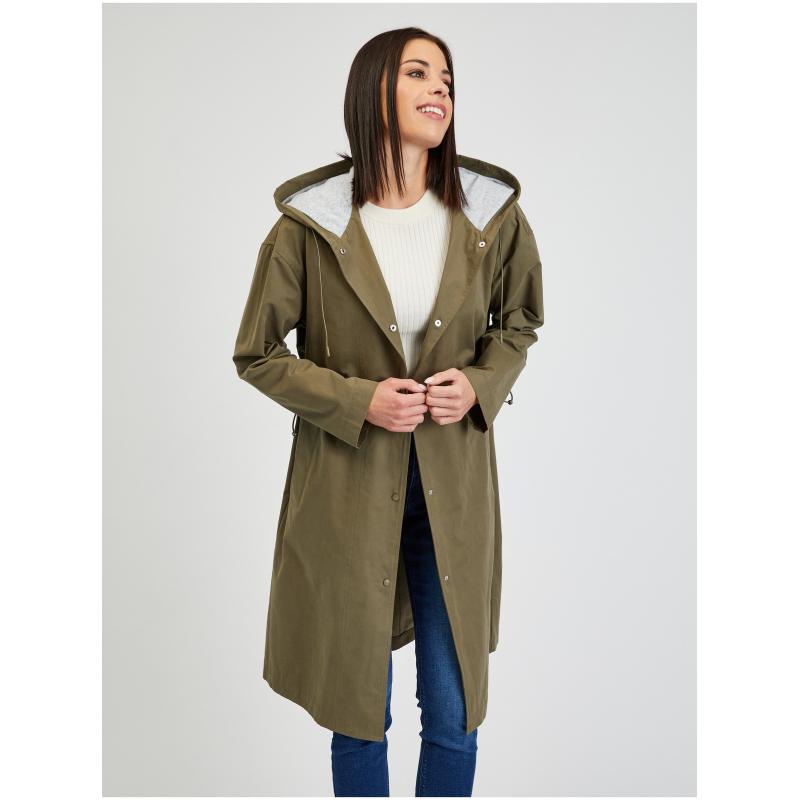 Khaki dámská parka