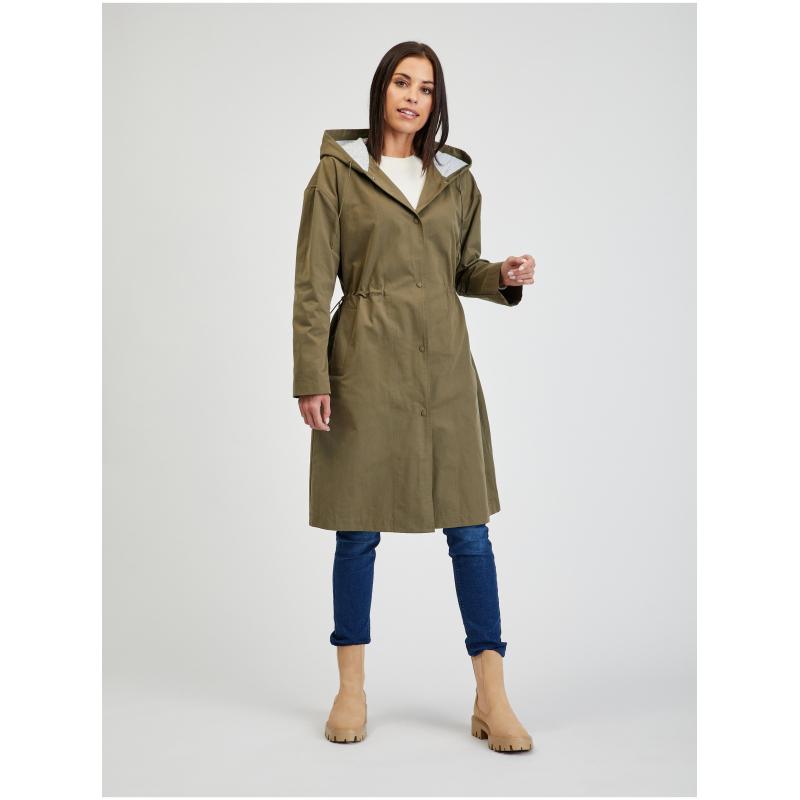 Khaki dámská parka