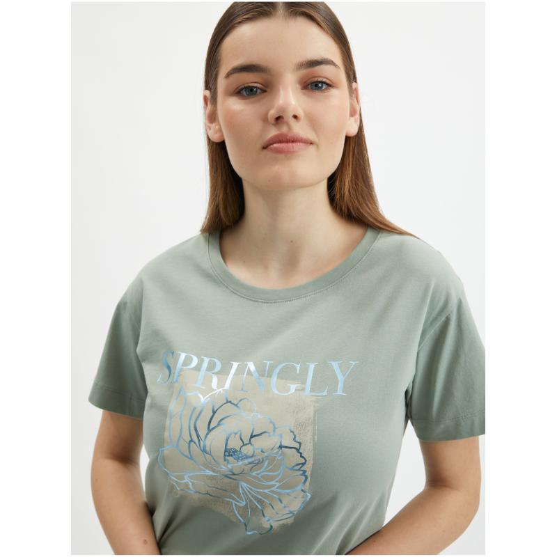 Světle zelené dámské tričko