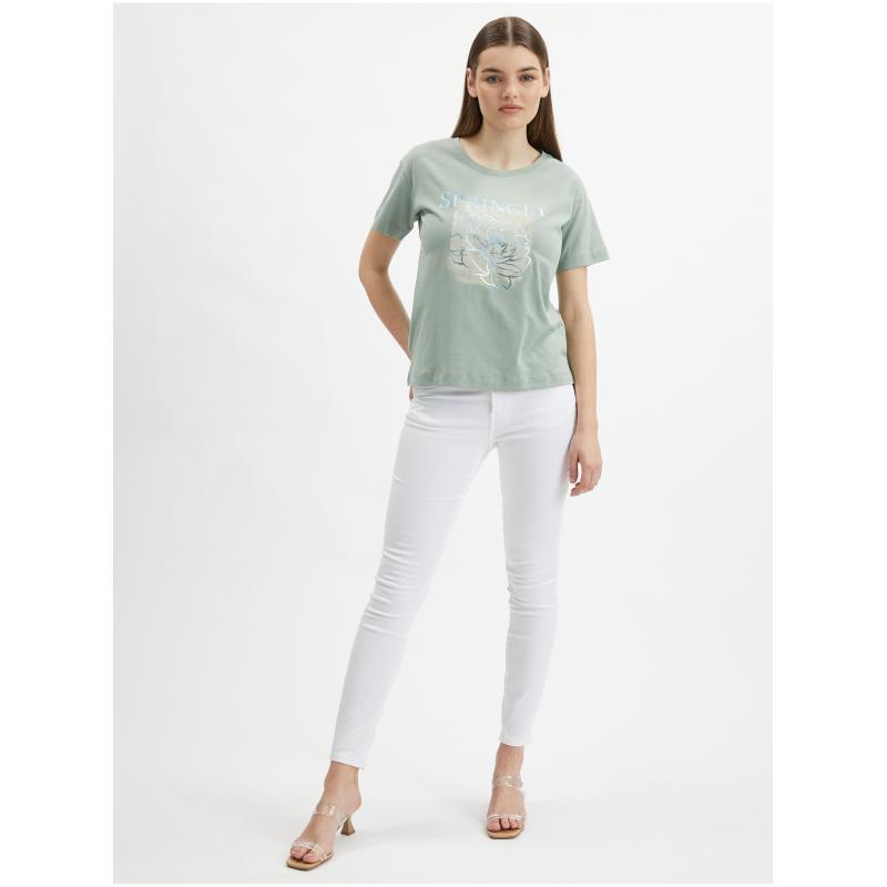 Světle zelené dámské tričko