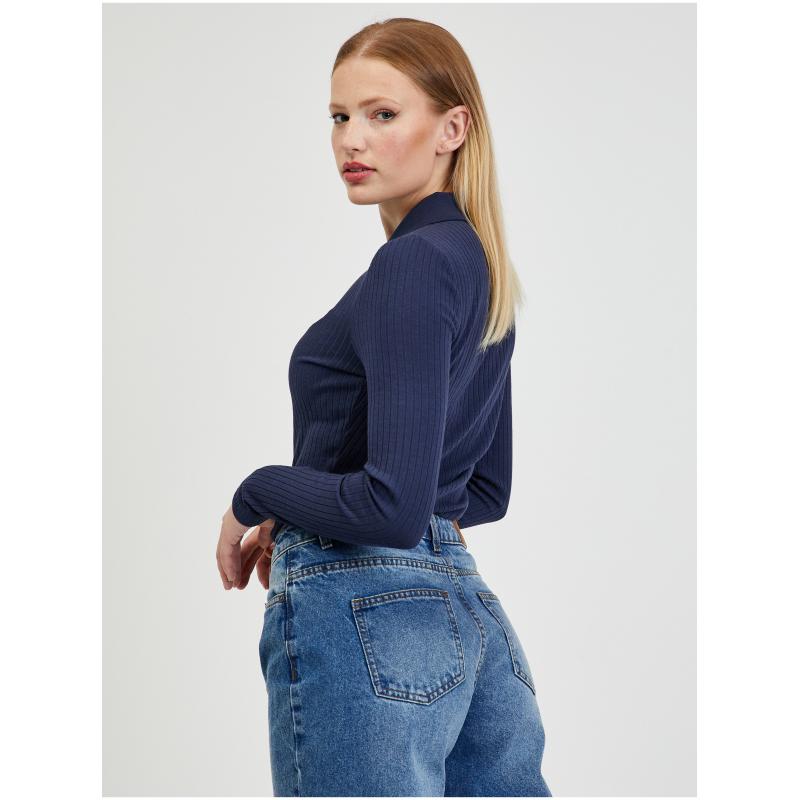 Tmavě modré dámské tričko