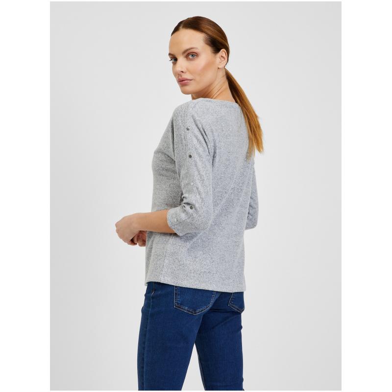 Světle šedé dámské tričko