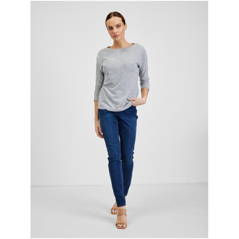 Světle šedé dámské tričko