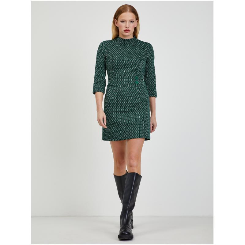 Zöld női mintás ruha