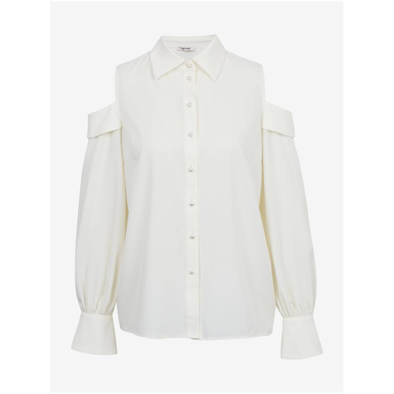 Bílá dámská halenka