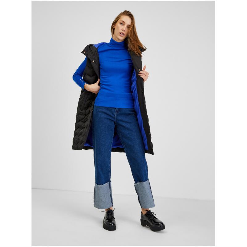 Černá dámská prošívaná vesta