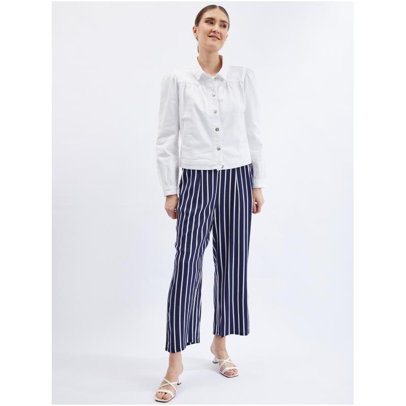 Bílá dámská džínová bunda