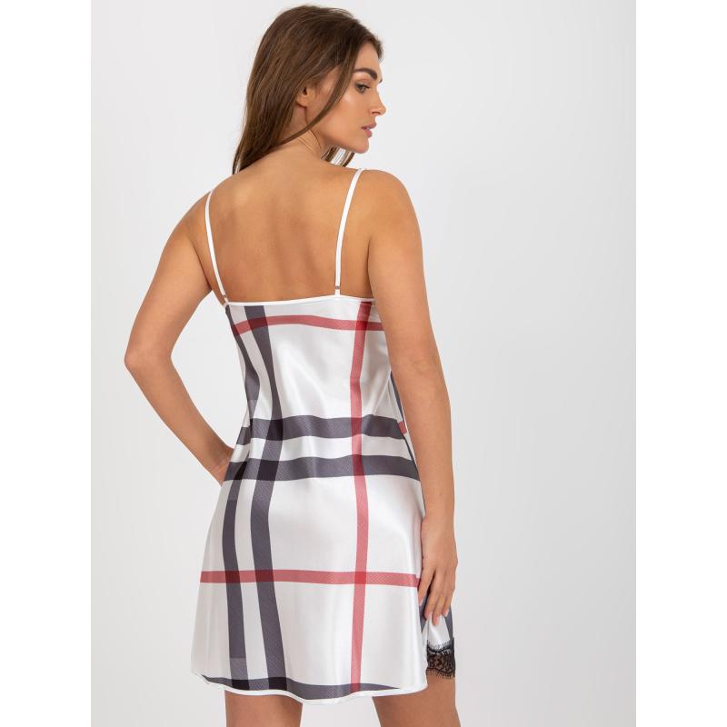 Dámská noční košile s krajkou NIMA bílá 