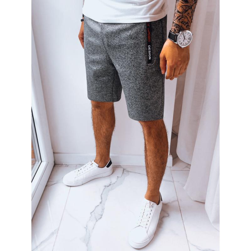 Pánské teplákové šortky HIROKA tmavě šedé