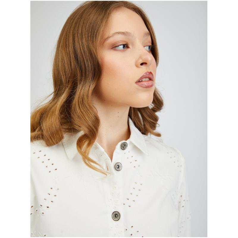 Fehér női farmering ruha