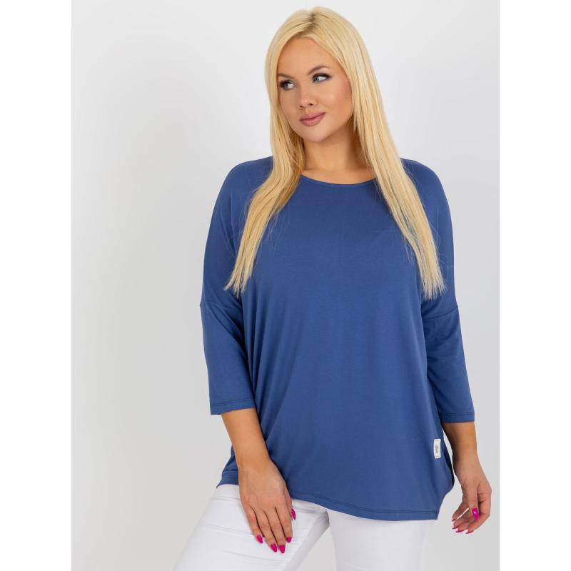 Női viszkóz blúz plus size XILA kék
