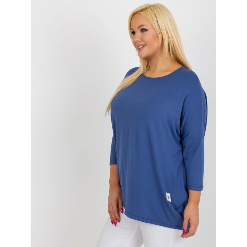 Női viszkóz blúz plus size XILA kék