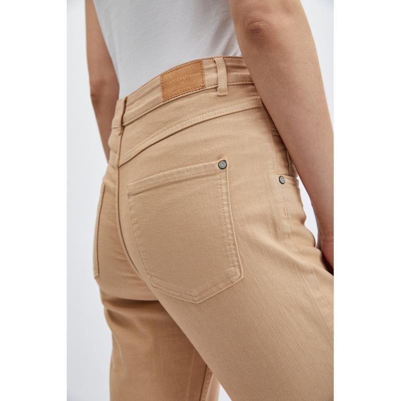 Béžové dámské skinny fit džíny