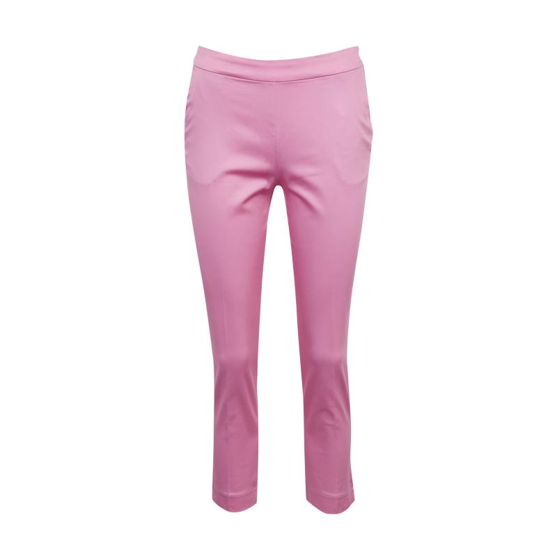 Ružové dámske orezané nohavice