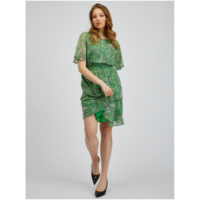 Zöld női mintás ruha