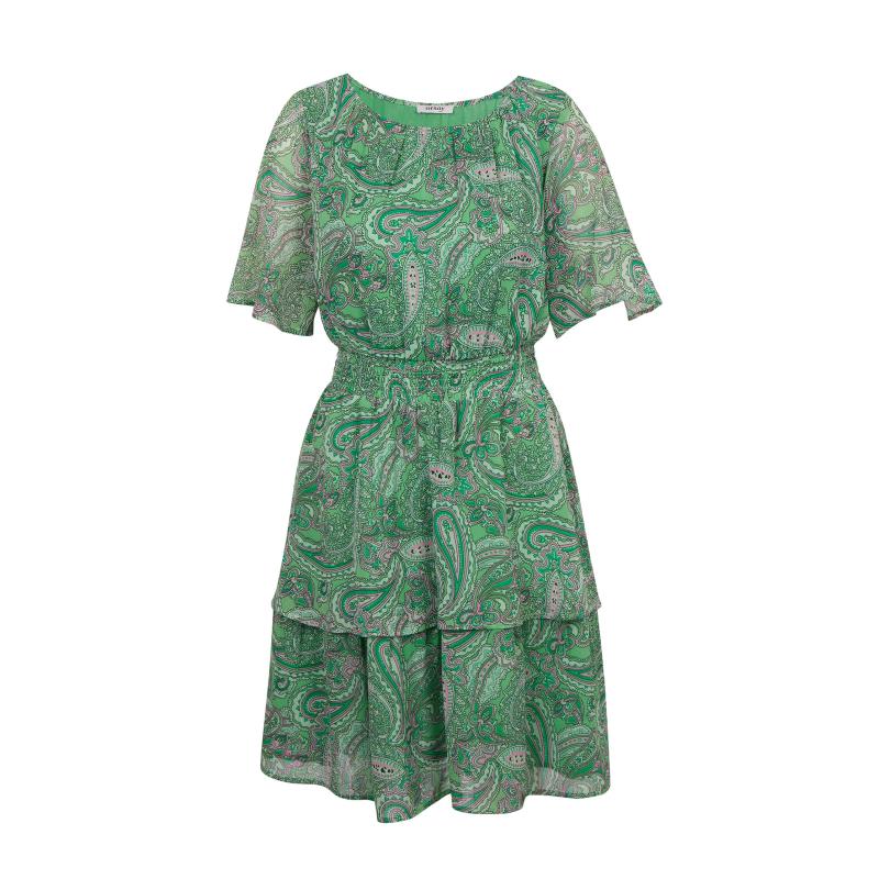 Zöld női mintás ruha