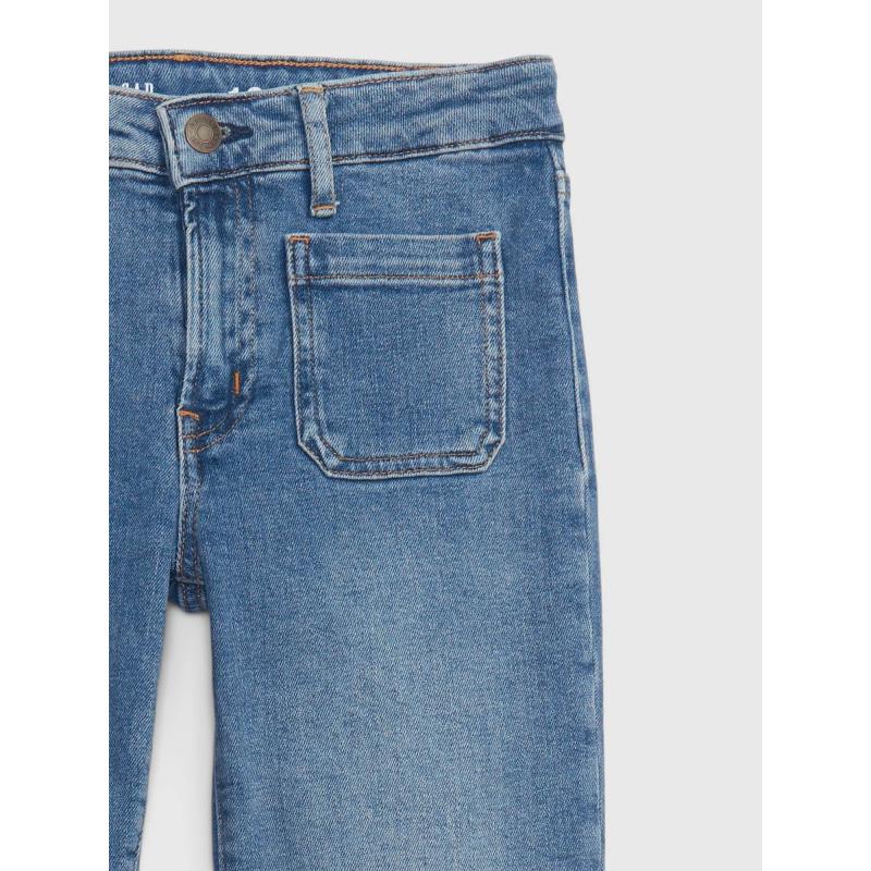 Dětské džíny flare high rise