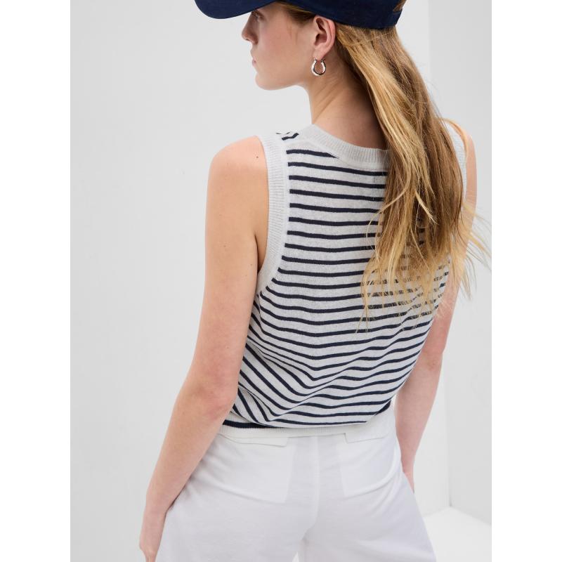 Vászon csíkos mellény