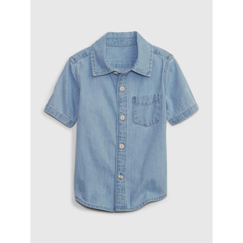 Detská džínsová košeľa