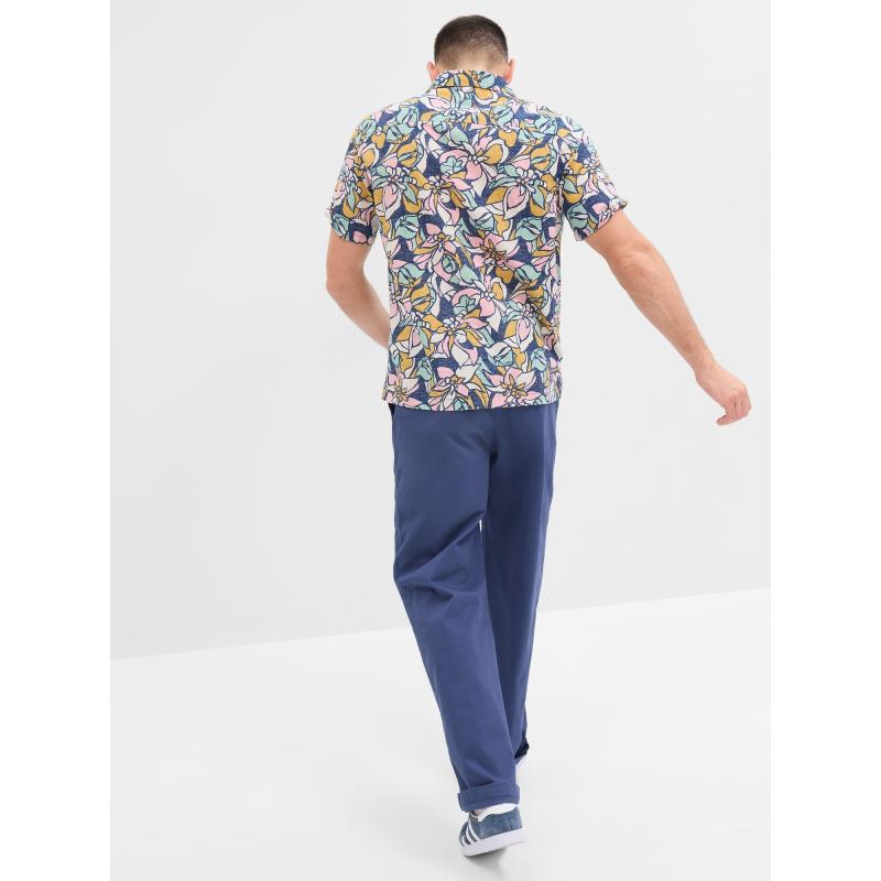 Lněná vzorovaná košile