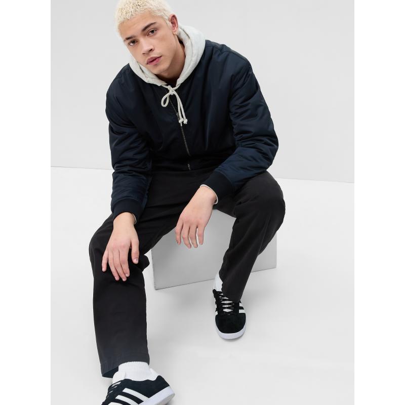 Nadrág modern khaki '90-es évek laza nadrág