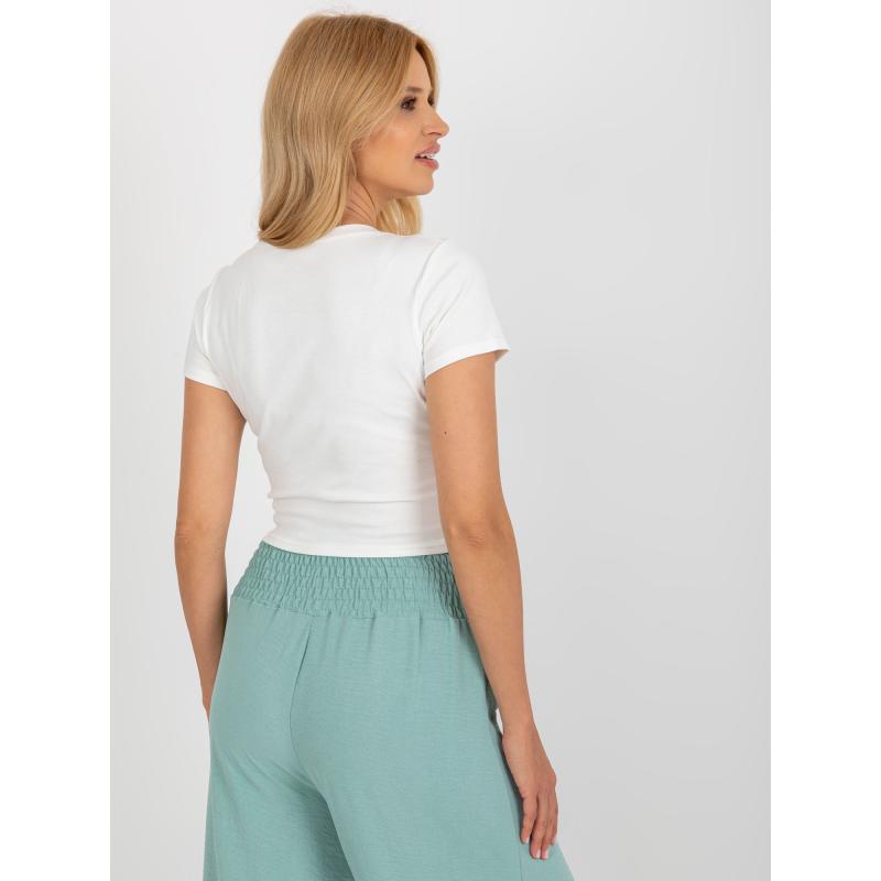 Dámské tričko s výřezem HARTA ecru