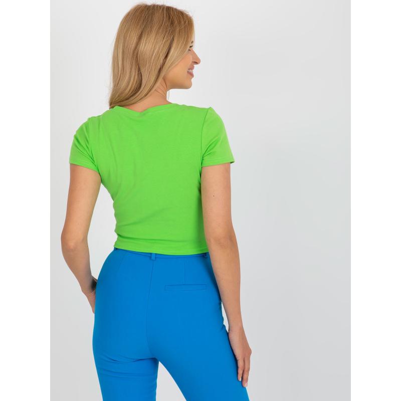 Dámské tričko s výřezem HARTA zelené