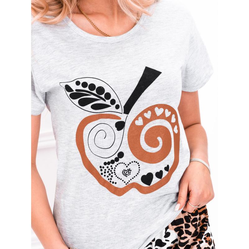 Dámské pyžamo ULR095 šedá barva