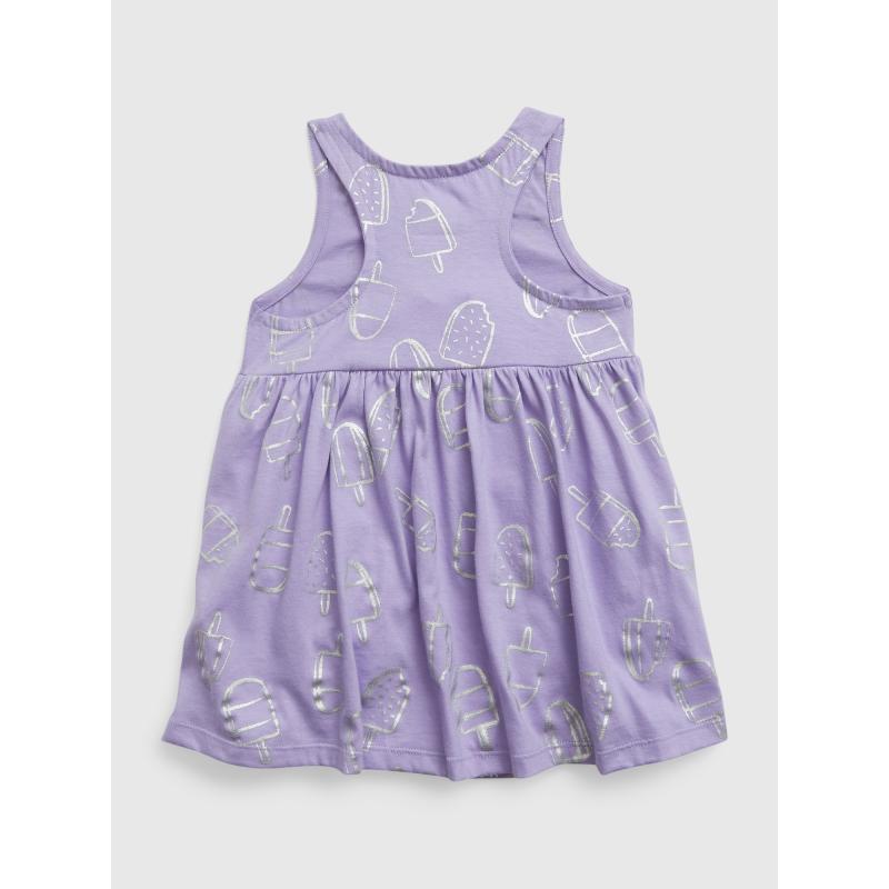 Detské šaty s krátkymi nohavicami