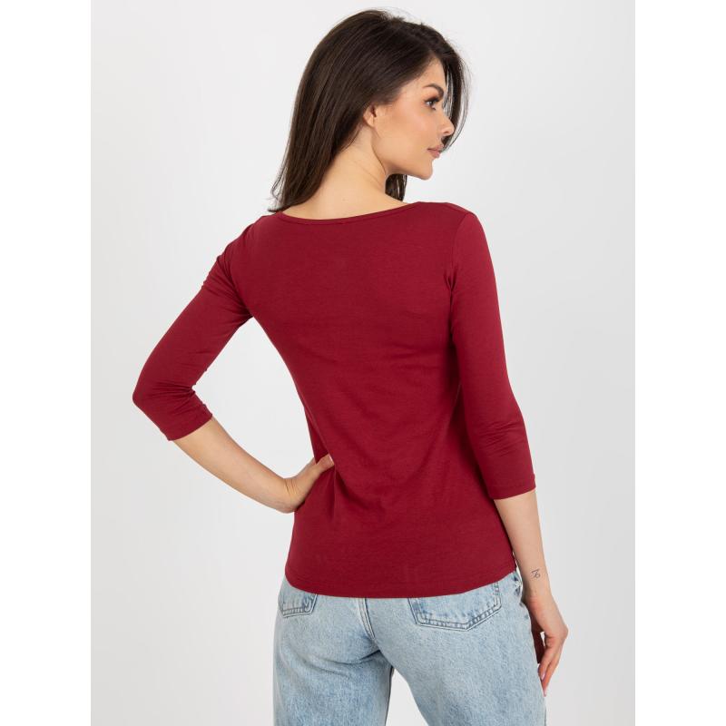 Dámská halenka Mona BASIC FEEL GOOD bordó 