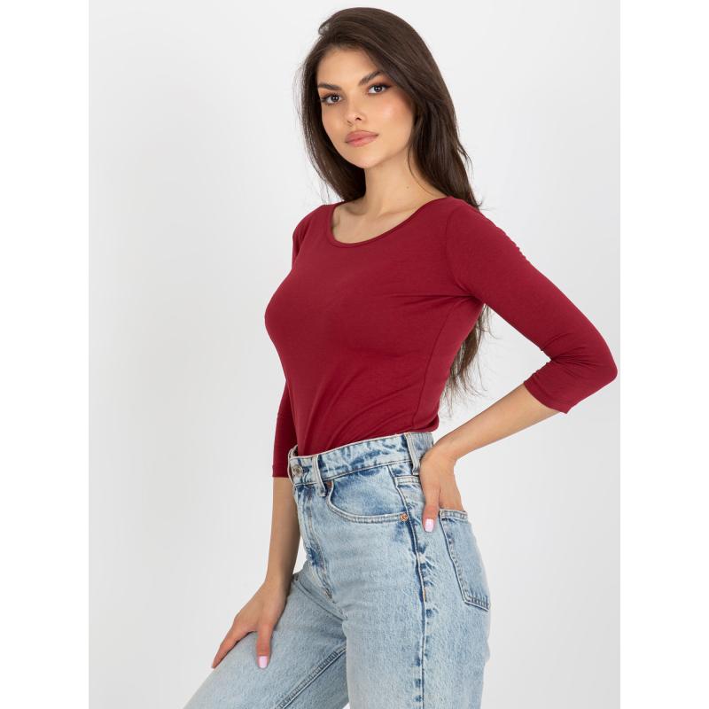 Dámská halenka Mona BASIC FEEL GOOD bordó 