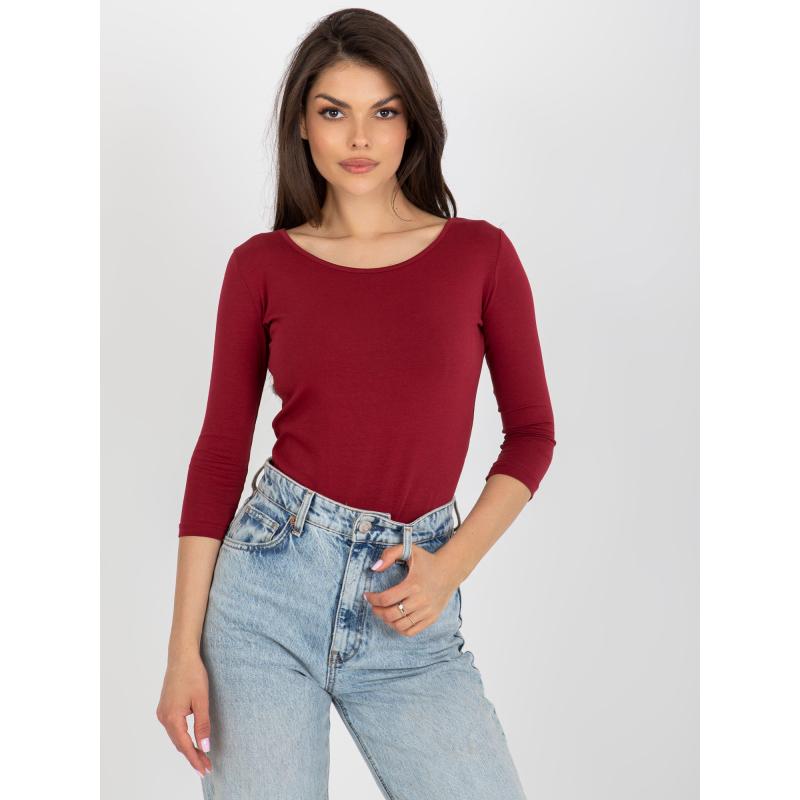 Dámská halenka Mona BASIC FEEL GOOD bordó 