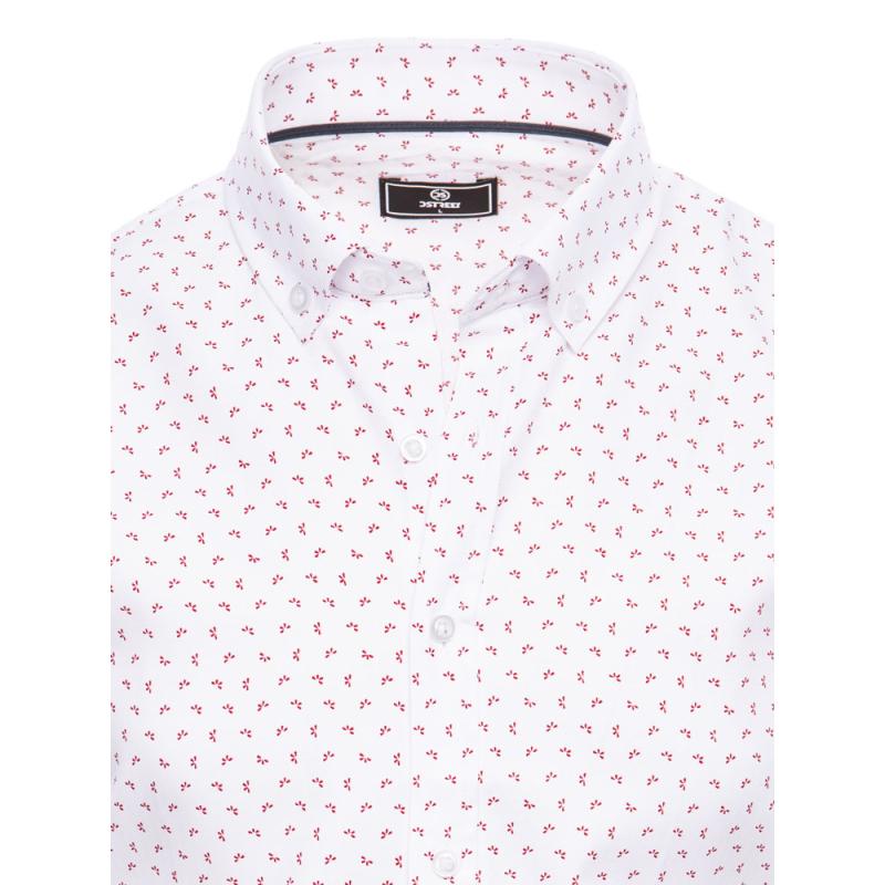 Pánská košile s krátkým rukávem RUTA bílá