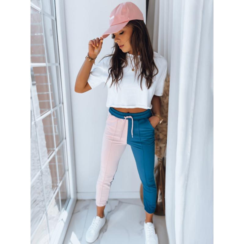 Dámske tepláky PASTELS modré