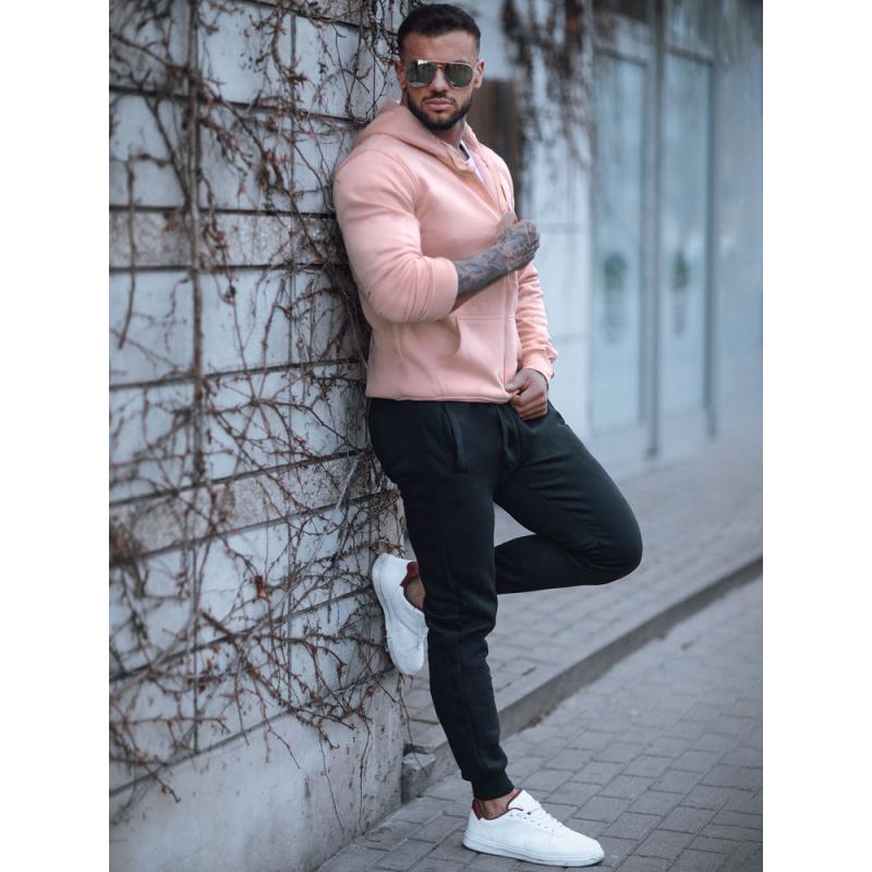 Férfi kapucnis pulóver RIVAL pink