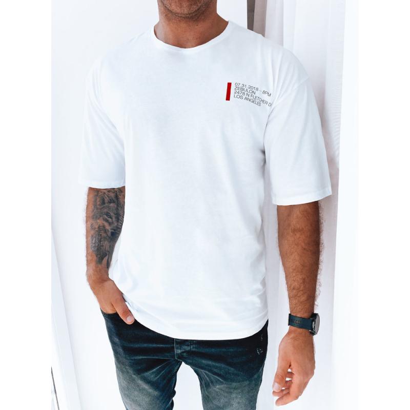 Pánske tričko s potlačou LIST white