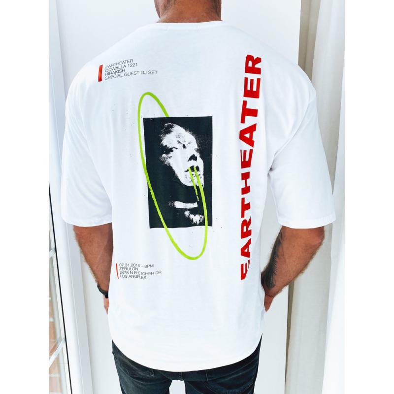 Pánské tričko s potiskem LIST bílé