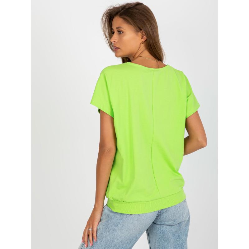 Dámská halenka s knoflíky GAIA limetkově zelená