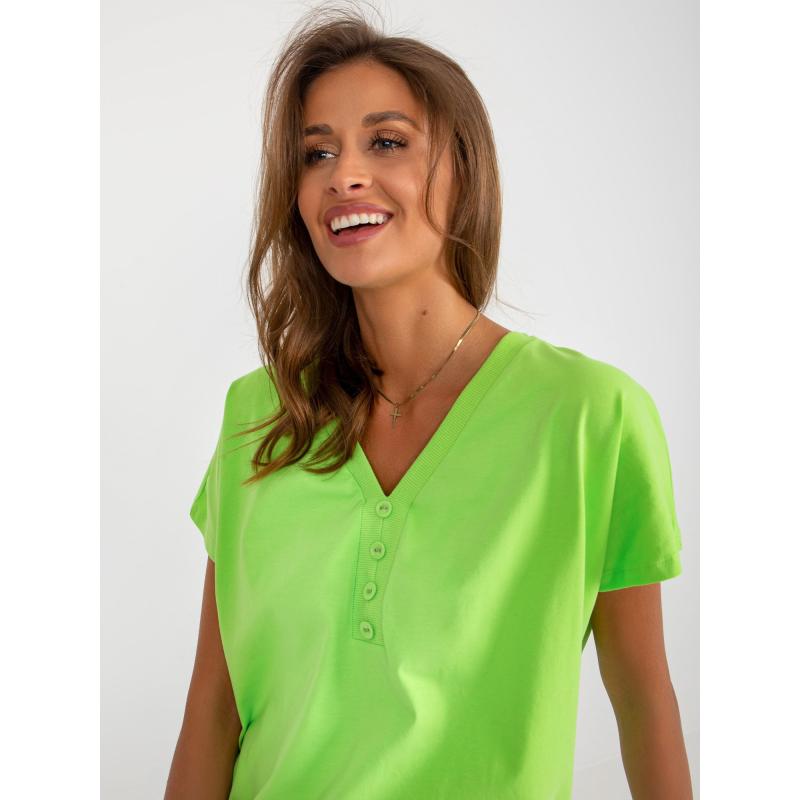 Dámská halenka s knoflíky GAIA limetkově zelená