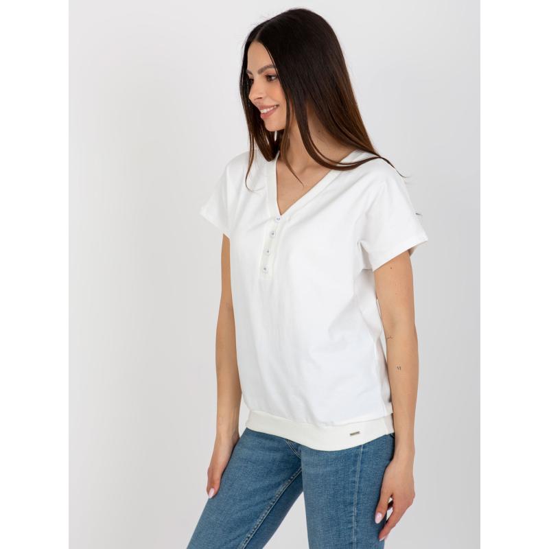 Dámská halenka s výstřihem do V CHIARA ecru 