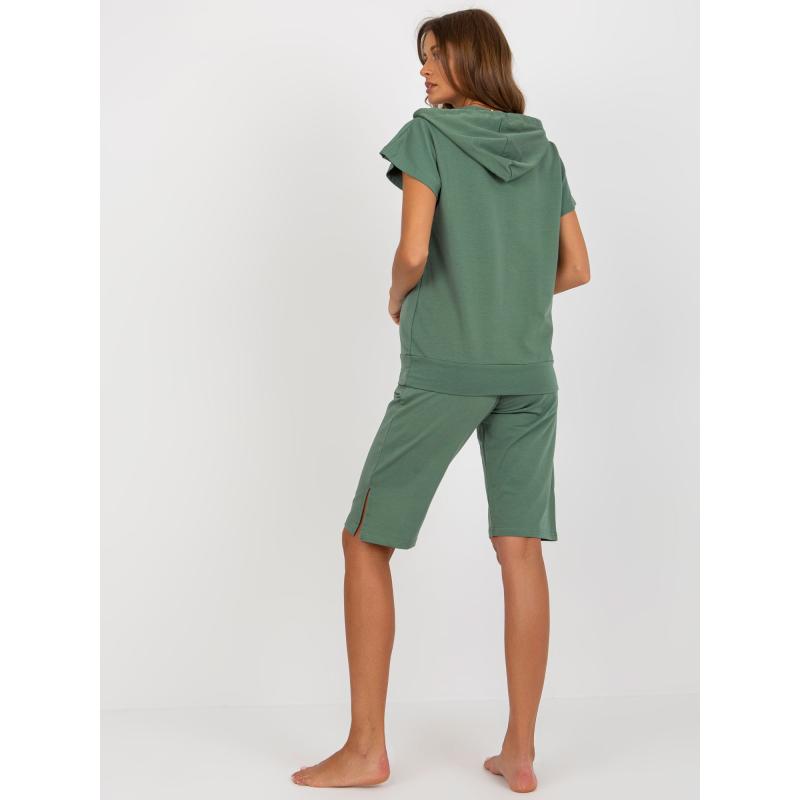 Dámské pyžamo s krátkými rukávy VIMA khaki