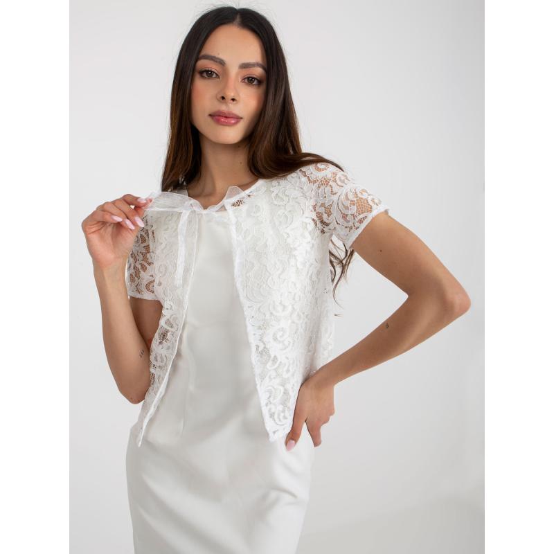 Dámské šaty s bolerkem LYAMA ecru 