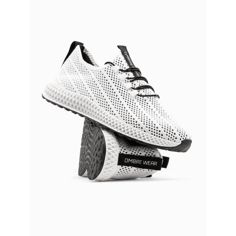 Férfi hálós slip-on cipő – fehér V7 OM-FOKS-0117